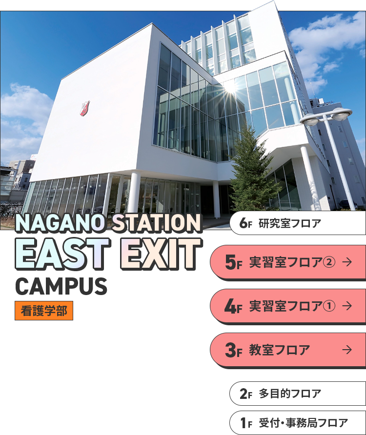 NAGANO STATION EAST EXIT CAMPUS 看護学部