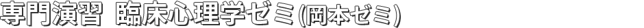 専門演習  臨床心理学ゼミ(岡本ゼミ)